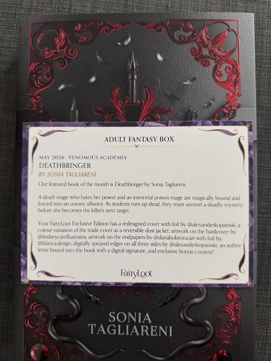 Bücher: Deathbringer Fairyloot Special Edition – Neu (gemäss Beschreibung) aus Schwyz von sar_6zp9 6