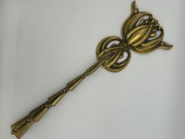 Retro Wanddeko, Haken, Blumenhaken aus Messing
