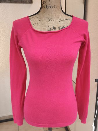 Damen Langarmshirt pink Rundhalsausschnitt guter Zustand