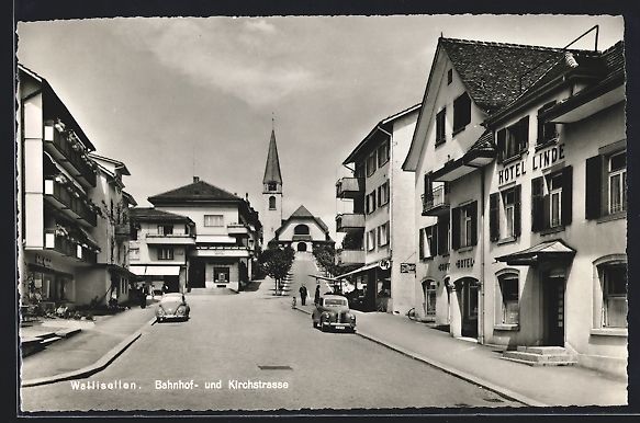 Cartes postales: Wallisellen, Bahnhof, Hotel Linde, Bahnh – D'occasion à Berlin par bartko-reher