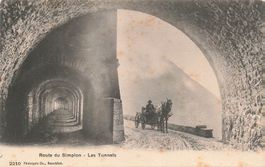 Simplon VS Simplonstrasse Tunnel Pferdewagen
