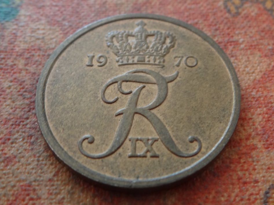 Toutes les monnaies: DANEMARK  5  Ore  1970 – D'occasion à Romanel-sur-Lausanne par Swift13
