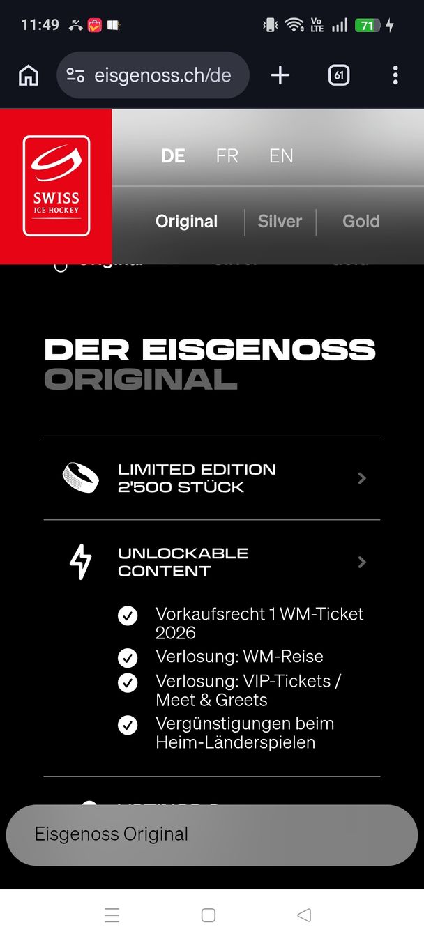 Bücher: Eisgenoss Puck limitiert auf 2500 Stk – Neu (gemäss Beschreibung) aus Amriswil von Flo826 6