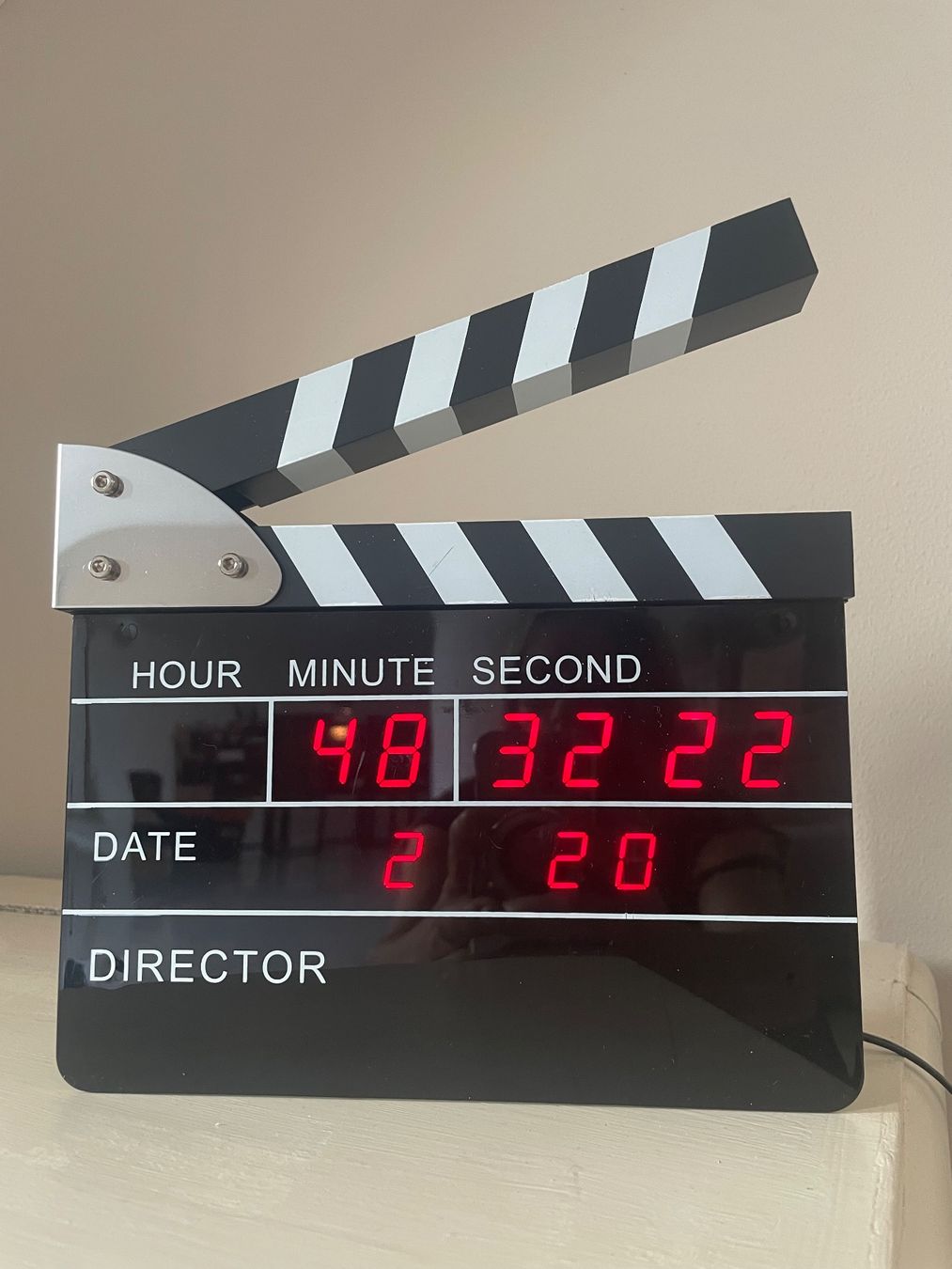 Orologi: Horloge digitale on clap - Ciak! – Usato da Minusio venduto da Pink222