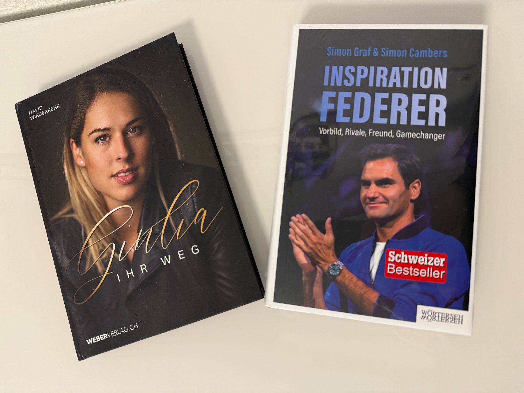 Bücher: 2 Schweizer Sportgrössen (Roger Federer, Giulia Steingruber) – Neu (gemäss Beschreibung) aus Oberbuchsiten von PSH1980