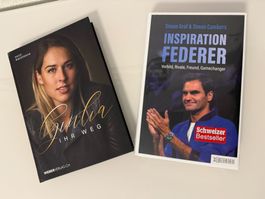 2 Schweizer Sportgrössen (Roger Federer, Giulia Steingruber)