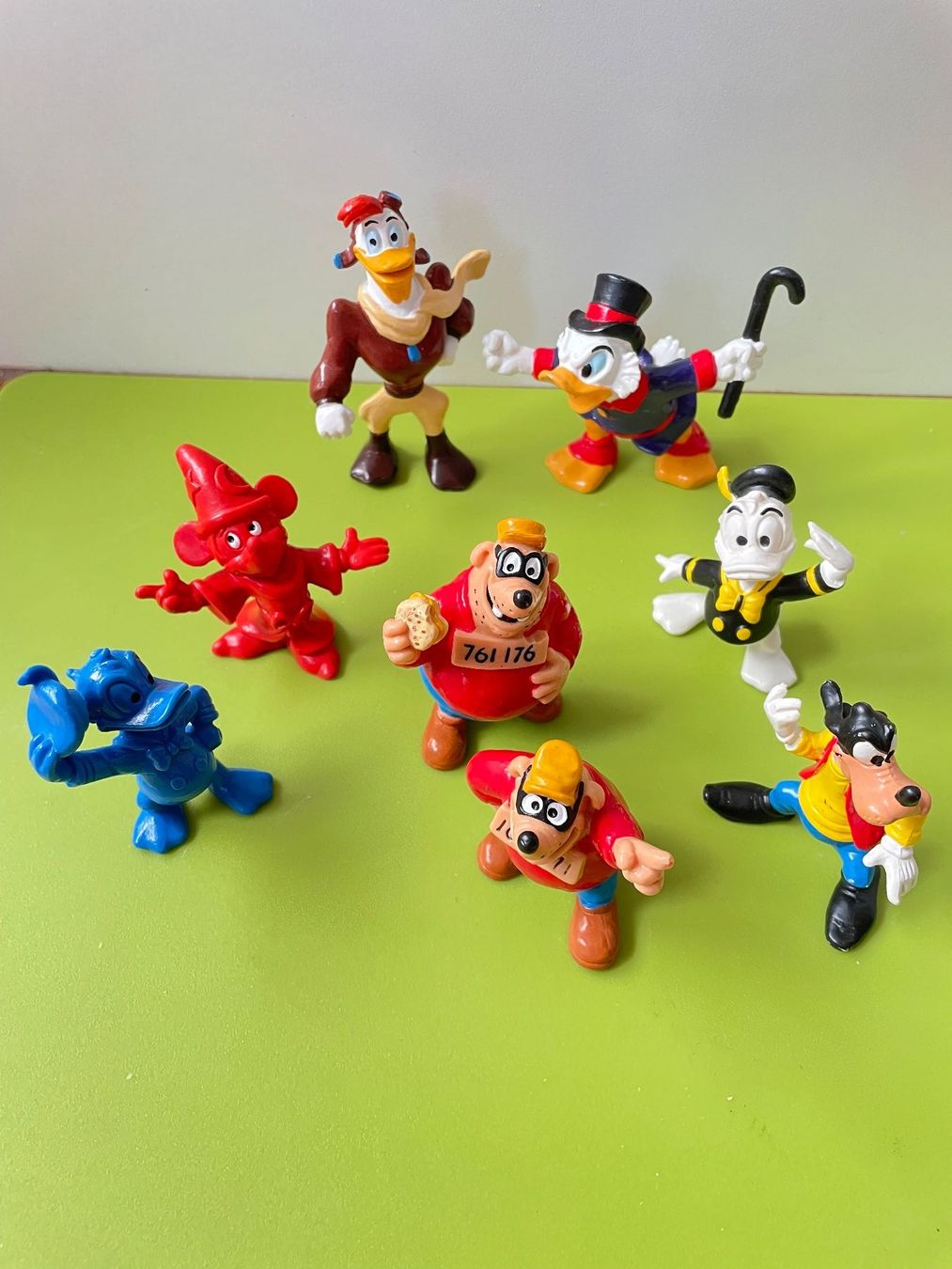 Disney Figuren: 8x 80er Disney Comic Figur Panzerknacker Quack Dagobert – Gebraucht aus Gossau SG von entwederoder