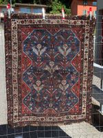 Khamseh antiker Teppich 147x117cm geknüpft sauber