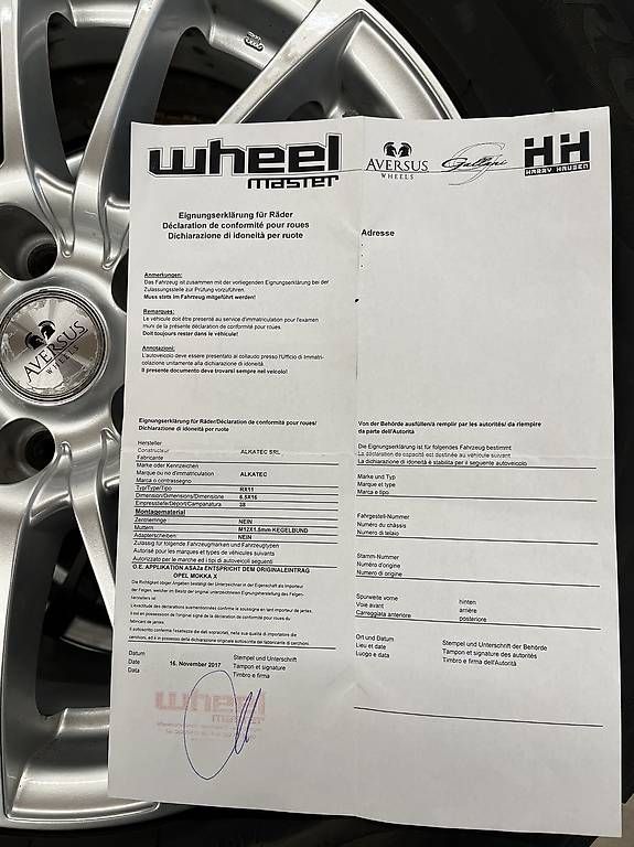 Pneumatici & Ruote complete: Winterräder Opel Mokka – Usato da Langnau am Albis venduto da SVX01 4