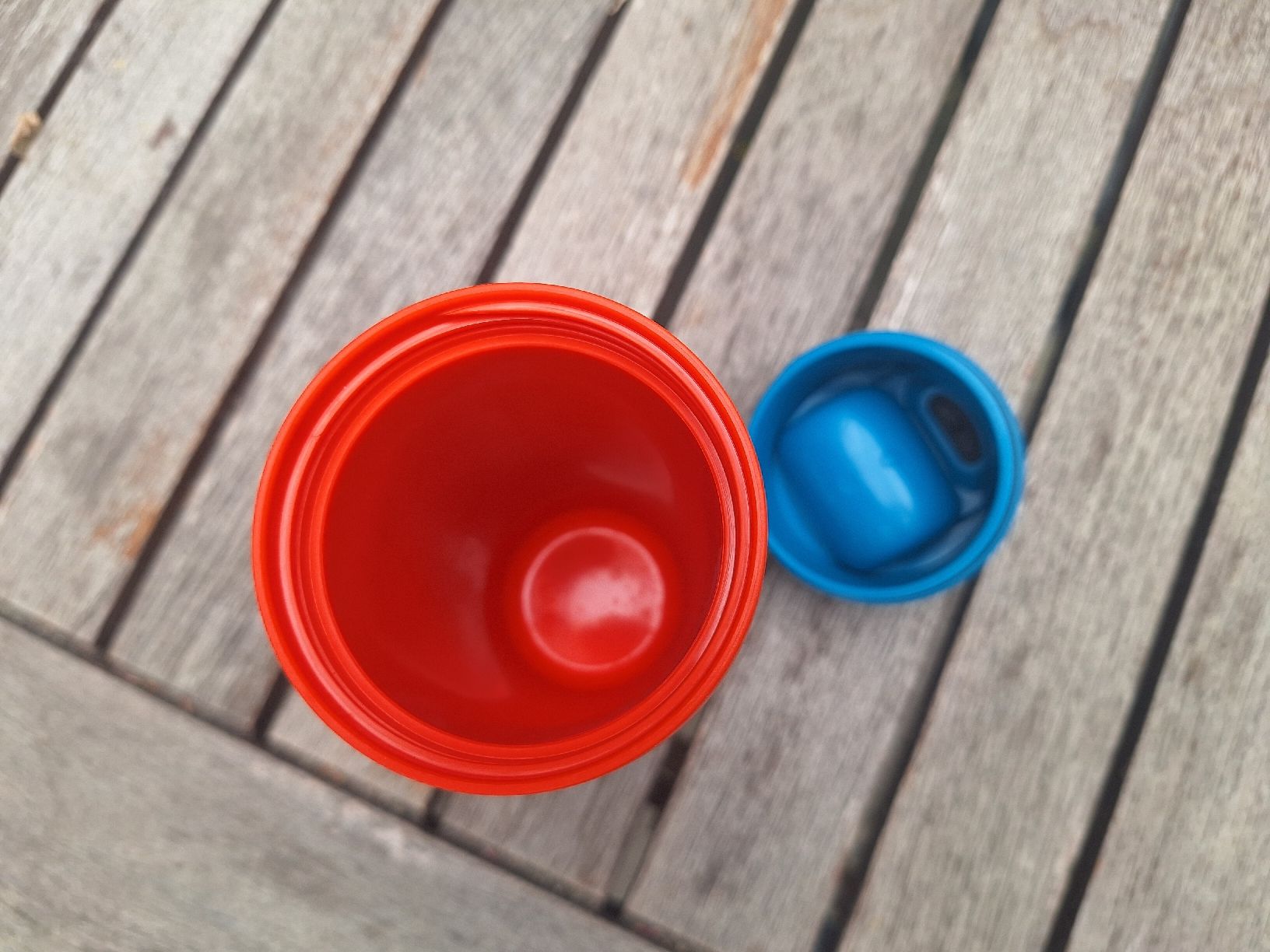 Tupperware Borracce & Thermos: Tupperware Trinkflasche Blau-Orange – Nuovo (secondo la descrizione) da Aarau venduto da Chillkrot 3