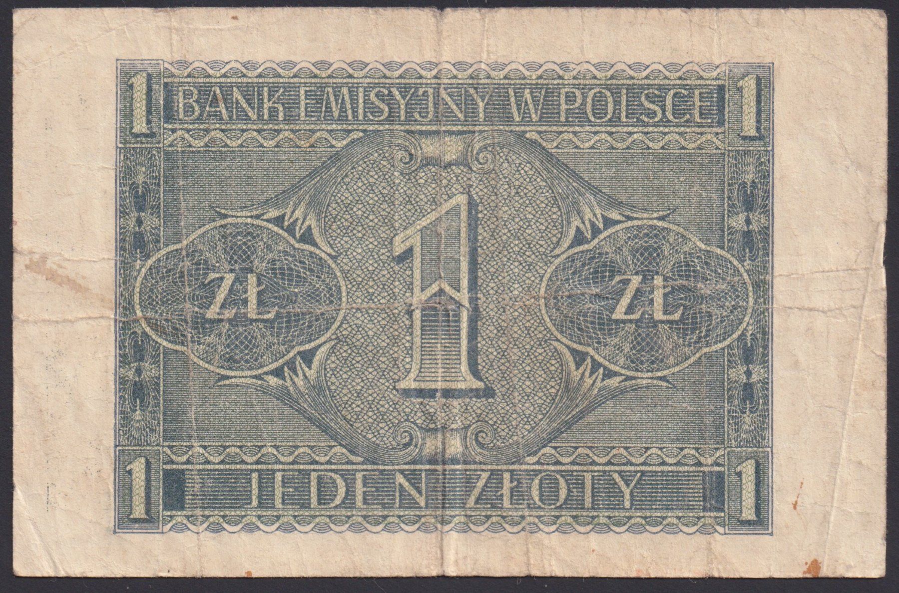 Banconote: Polen 1 Zlote 1941 – Usato da Brugg AG venduto da banknoten_muesli 1
