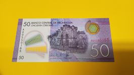 Nicaragua 50 Córdobas Banknote - Seltenes Sammlerstück! 2014