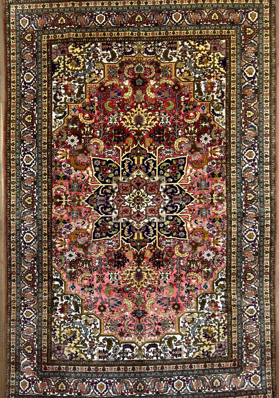 Teppiche: Einmaliger ARDEBIL 3x2m Seidenteppich  handgeknüpfter Perser – Gebraucht aus Bennau von Mayer_Carpets 4