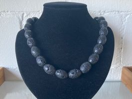LAVA  KETTENSTRANG  OLIVEN 19mm x 15mm / LÄNGE 40cm