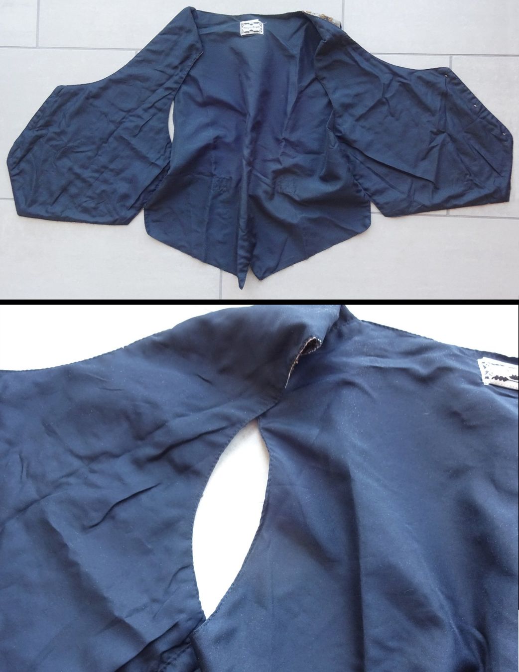 Gilet & Giacche senza maniche: 90er Vintage Perlenweste / Gilet – Usato da St.Gallen venduto da Paddington11 9