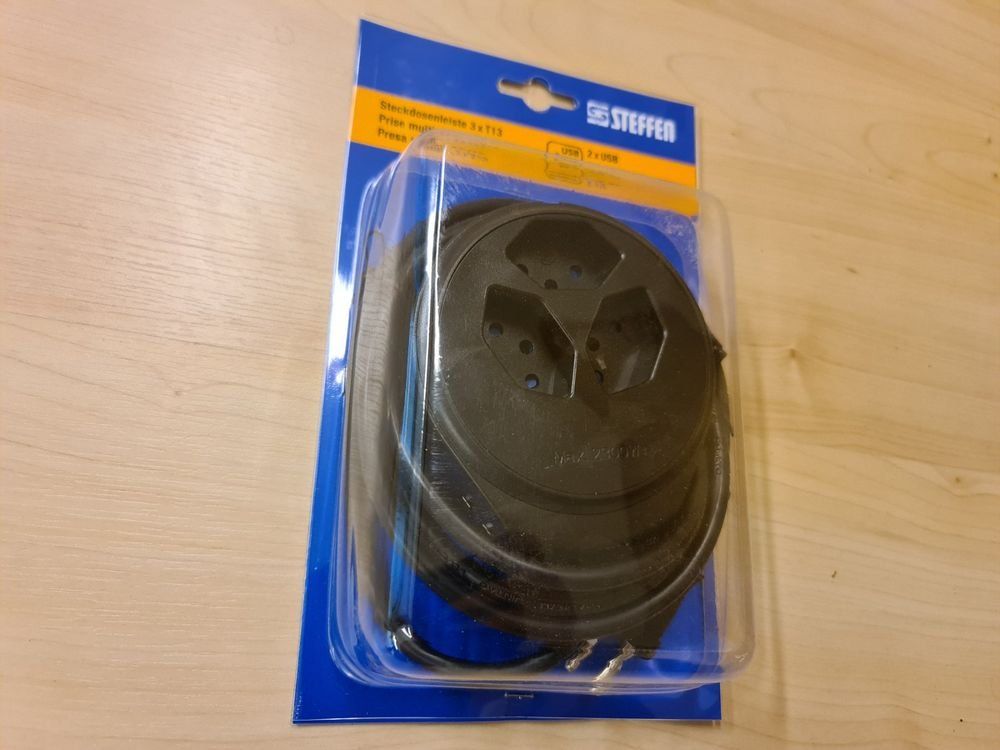 Spine: neue Steffen Steckdosenleiste 3xT13+2xUSB ab 1.- – Nuovo e nell'imballaggio originale da KRINAU venduto da Mio_Liqstyle 1