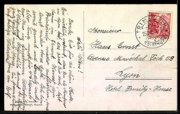 Cartoline postali: AK Olten, Gedeckte Brücke – Usato da Berlin venduto da bartko-reher 1