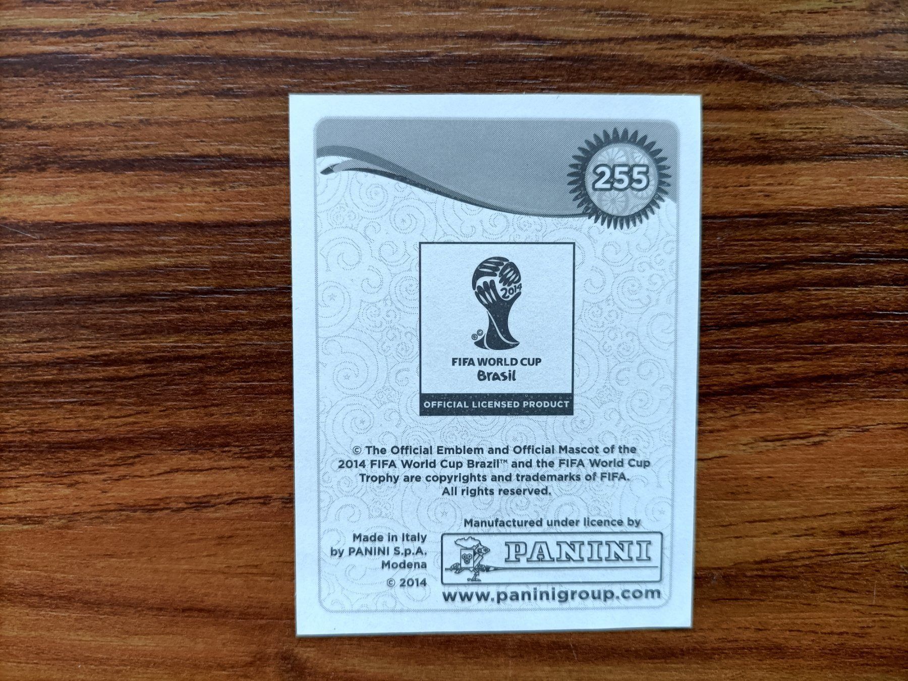 Panini Carte collezionabili: WM 2014 Nr. 255 – Nuovo (secondo la descrizione) da Hittnau venduto da stamps_and_coins 1