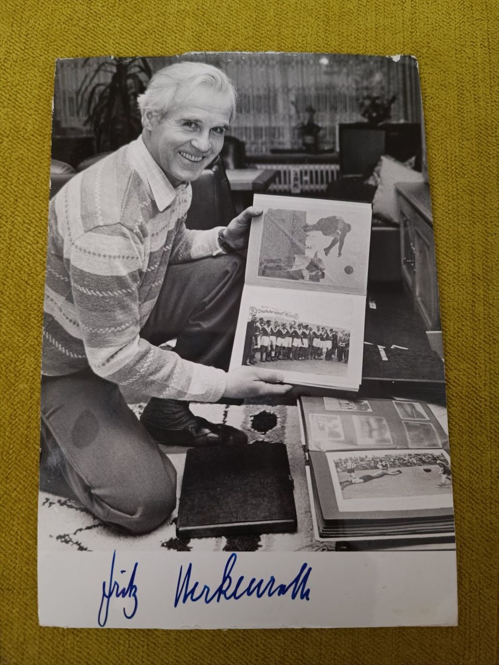 Autogramme: Fritz Herkenrath - handsigniert – Gebraucht aus Menziken von Autogramme