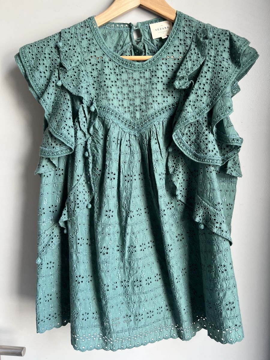 Sezane Blusen: Rüschenbluse Sezane – Gebraucht aus Schaffhausen von Stern812