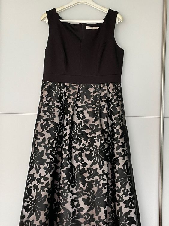 Kleider: Elegantes Abendkleid, Schwarz/Rose, Grösse 42, – Gebraucht aus Horn von Resvi 2