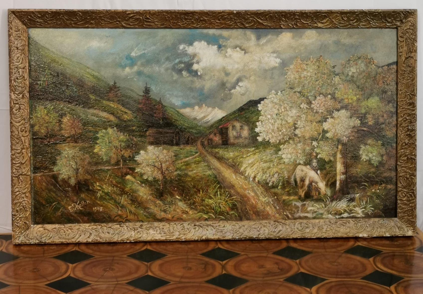 Dipinti: Gemälde Bild signiert – Usato da Zürich venduto da Vintage-1993 3