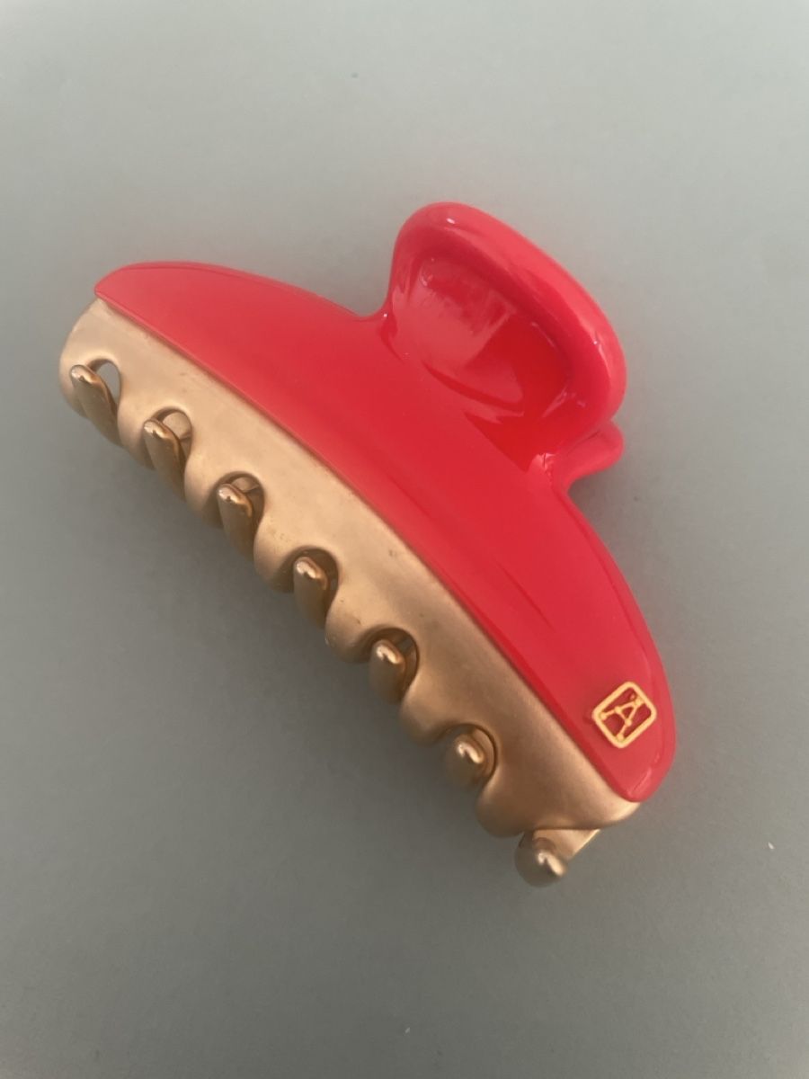 Accessori per capelli: Haarklammer rot 7 cm von Alexandre de Paris – Nuovo (secondo la descrizione) da Burgdorf venduto da JoMeSch