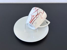 Nespresso Tasse Lungo Limited Edition mit Untertasse weiss