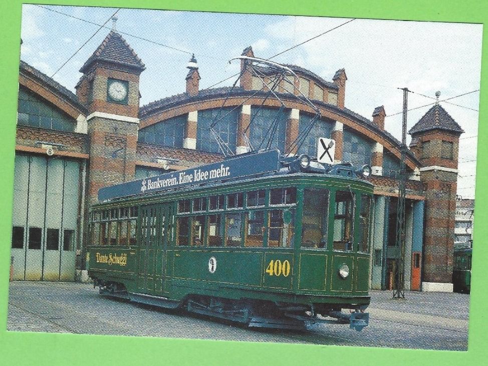 Cartoline postali: Basel "Dante Schuggi" Restaurant-Tram der BVB – Usato da Zürich venduto da t24_de