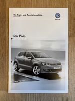 VW Polo Preisliste/Ausstattungsliste Januar 2012 Top!