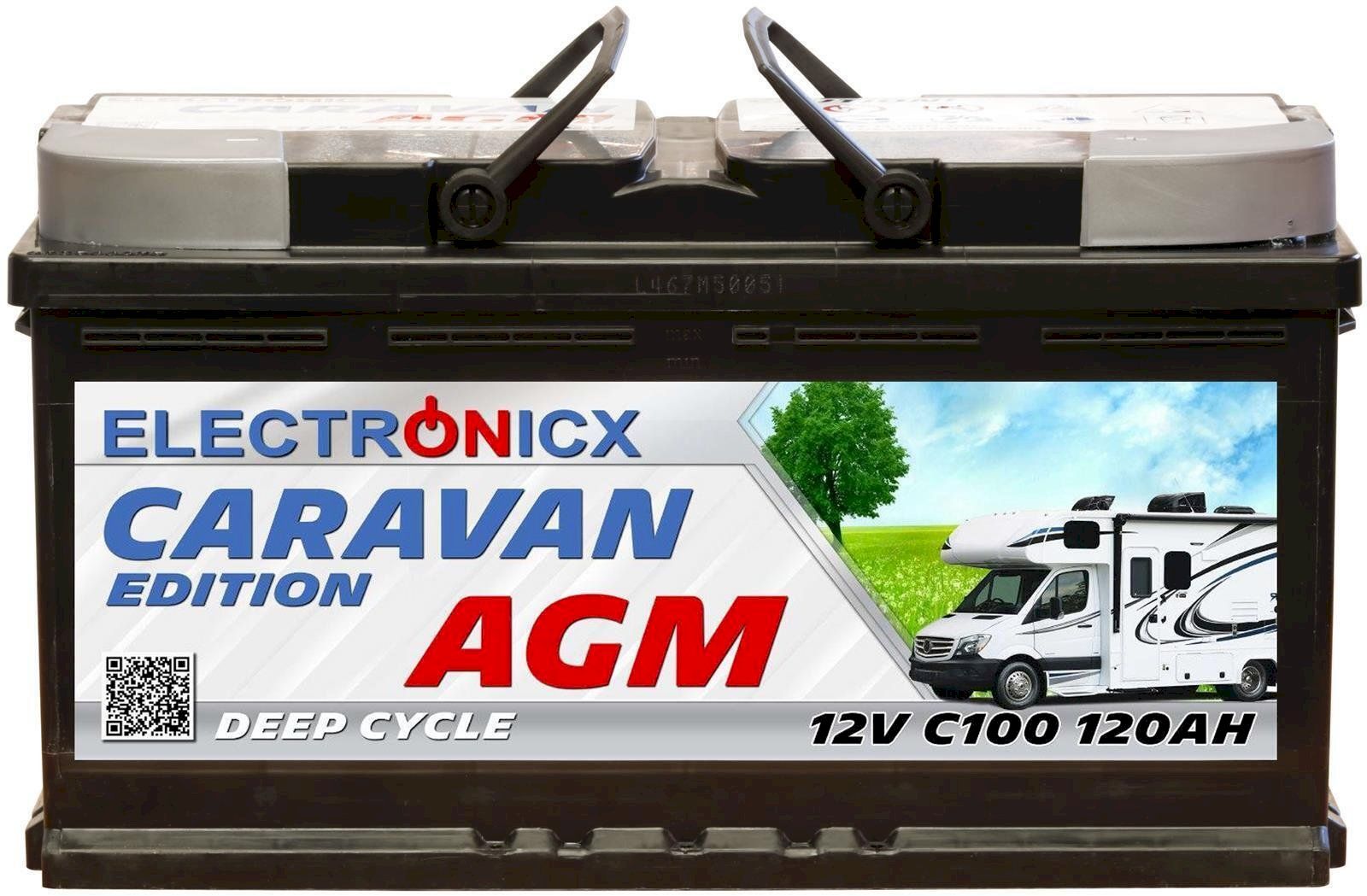 Batteries: Electronicx Caravan Edition 120 AH 12V – Neuf avec emballage d'origine à Bottighofen par zaap 1