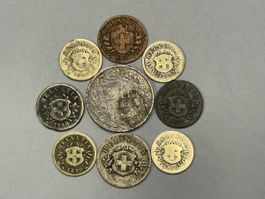 Schweizer Münzen-Sammlung 1850 