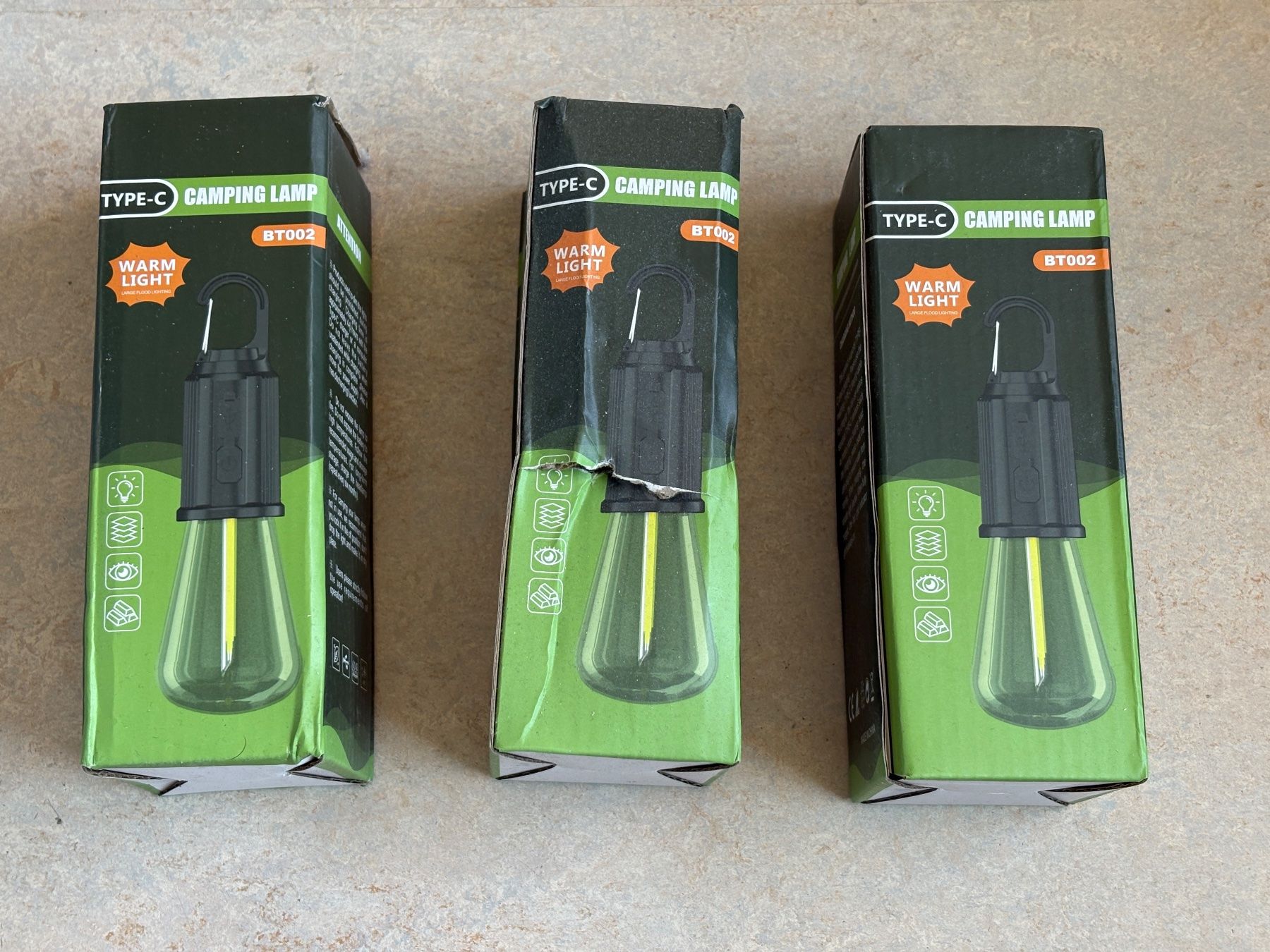 Lampes: 3x Camping Lampen Typ BT002 – Neuf (Voir description) à Dietikon par The-Star-Shop
