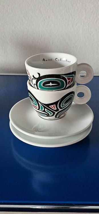 Amici Tazze: Amici Collection ILLY 8 ESPRESSOTASSEN 1996 Eric Macpherson – Usato da Rüti GL venduto da 4oops 2