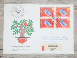 CL18 Enveloppe + Timbre Suisse 1970
