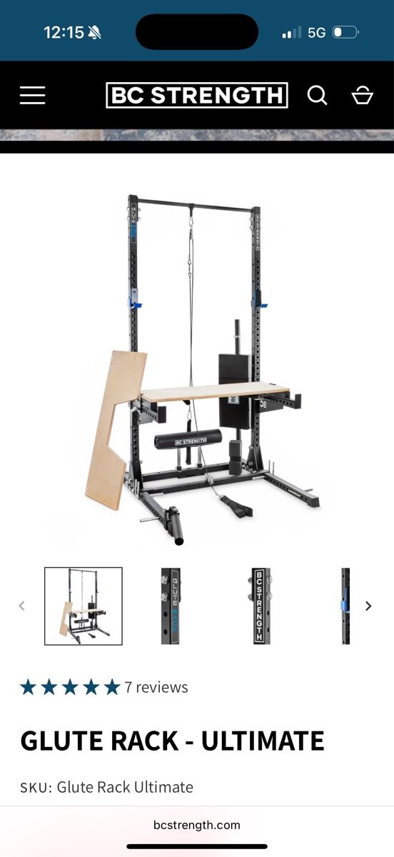 Hometrainer: Bret Contreras Strength Glute Rack, Gewichtsscheiben – Usato da Mellingen venduto da hobbyseller1979