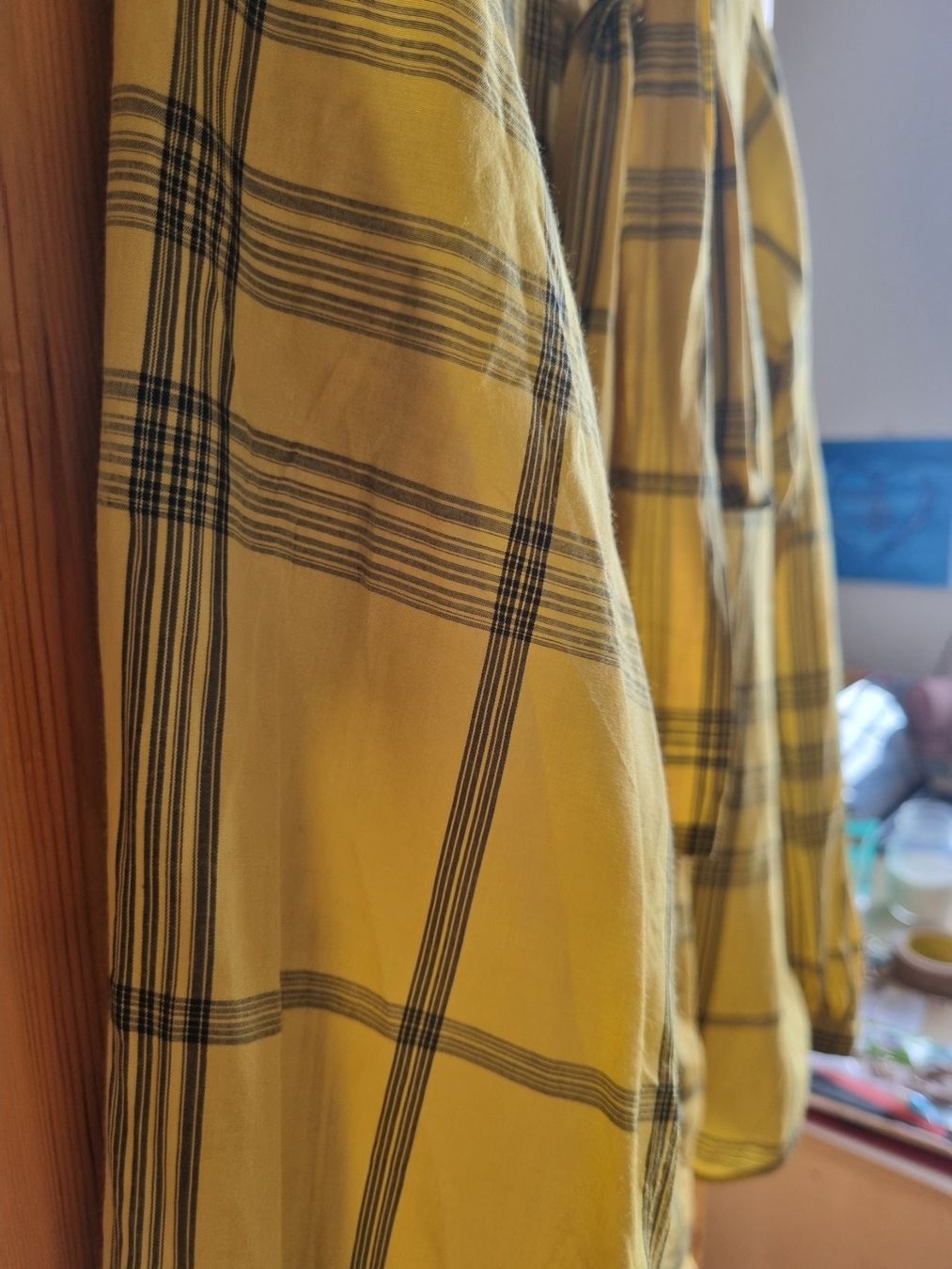 Blusen: Yellow checkered Silk Blouse – Neu (gemäss Beschreibung) aus Rüti ZH von irima_vanya 2