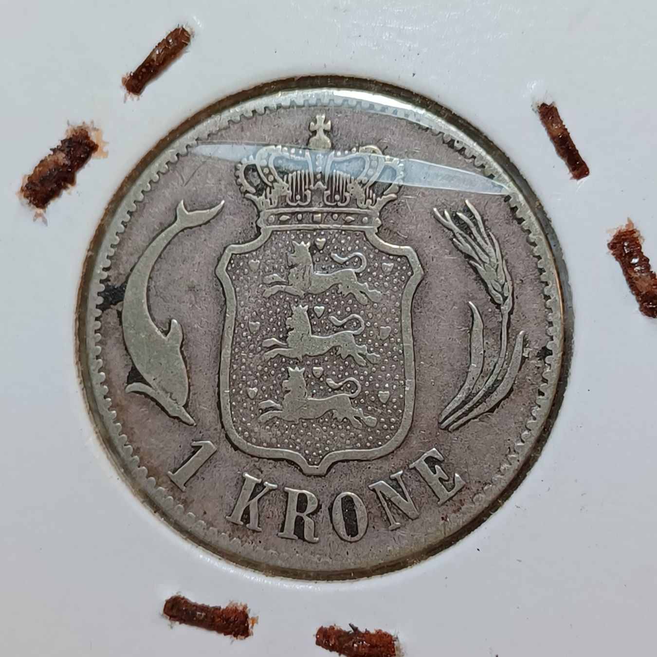 Tutti le monete: 1 Krone 1875 Dänemark – Usato da Pfäffikon ZH venduto da Welt_Muenzen 1