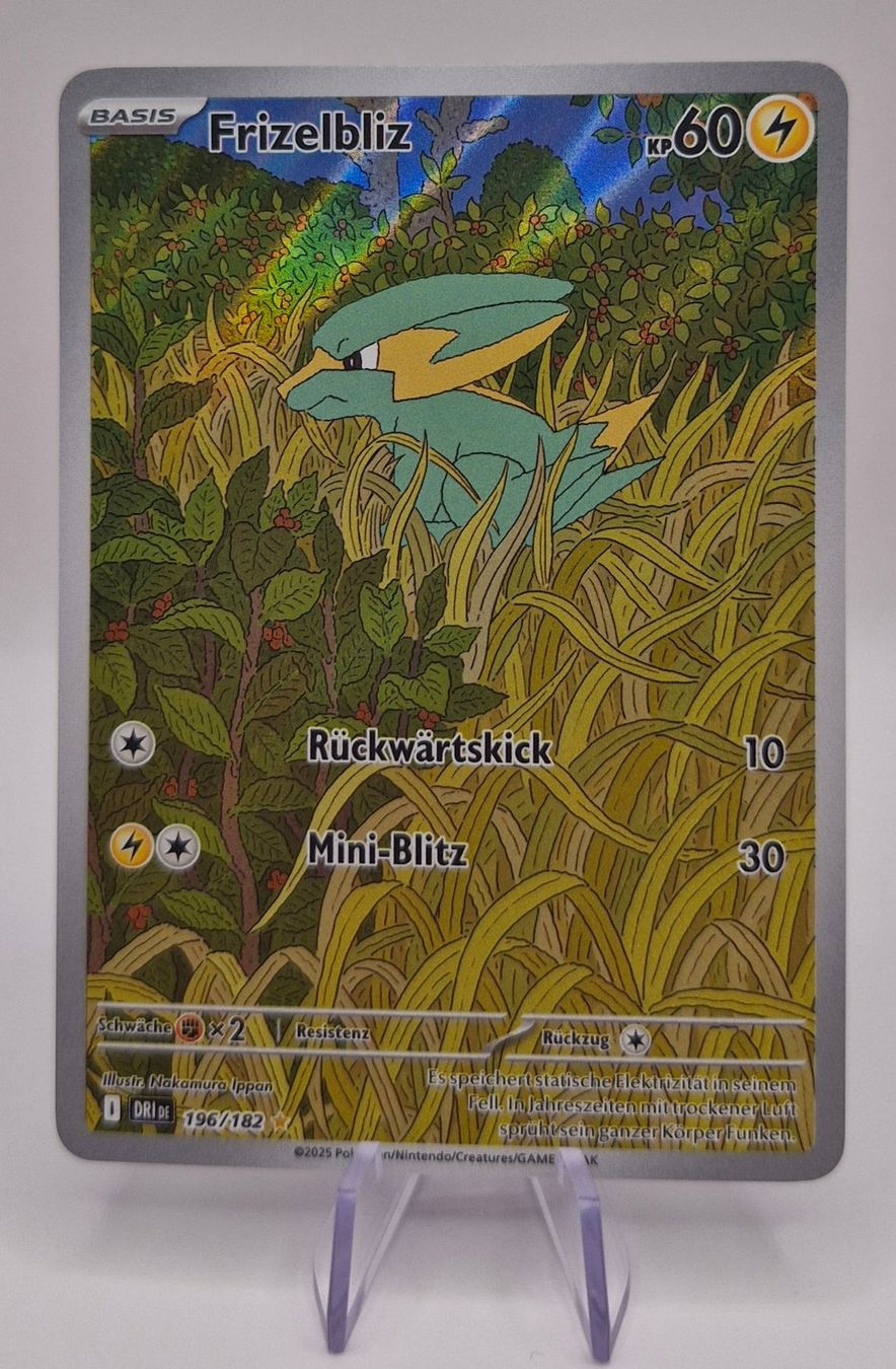 Pokémon Carte collezionabili: Frizelbliz / Electrike / Ewige Rivalen / DRI 196 – Nuovo (secondo la descrizione) da Arni AG venduto da PokemonCardsStore