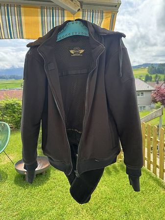 Motorradjacke, Moto Eleven Protective Hoodie, Gr.44