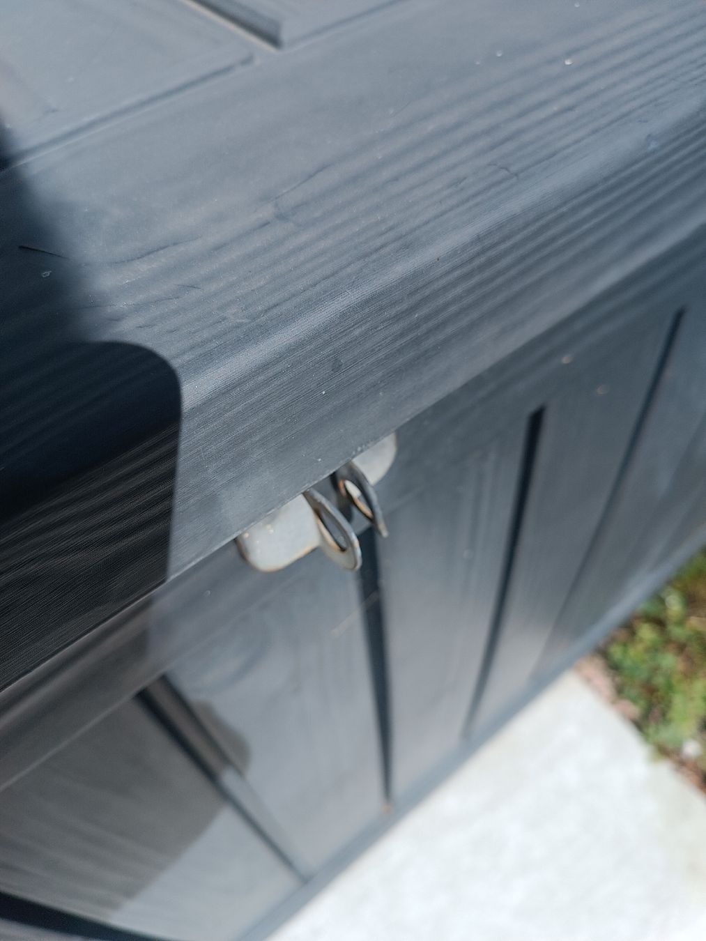 Box contenitori: Gartenbox Kunststoff grau gebraucht – Usato da Uster venduto da carolin.z 2