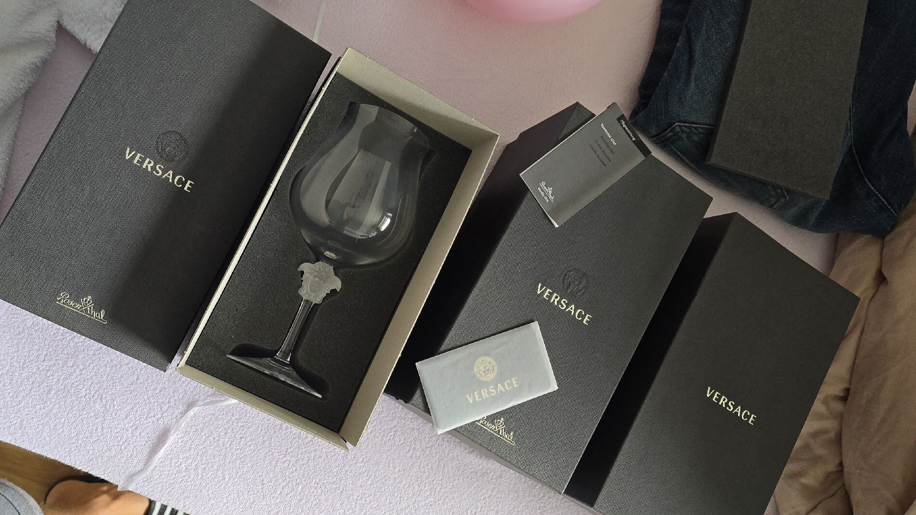 Versace Bicchieri: Versace Cognac Brandy Glass – Usato da Amriswil venduto da newschweiz 1