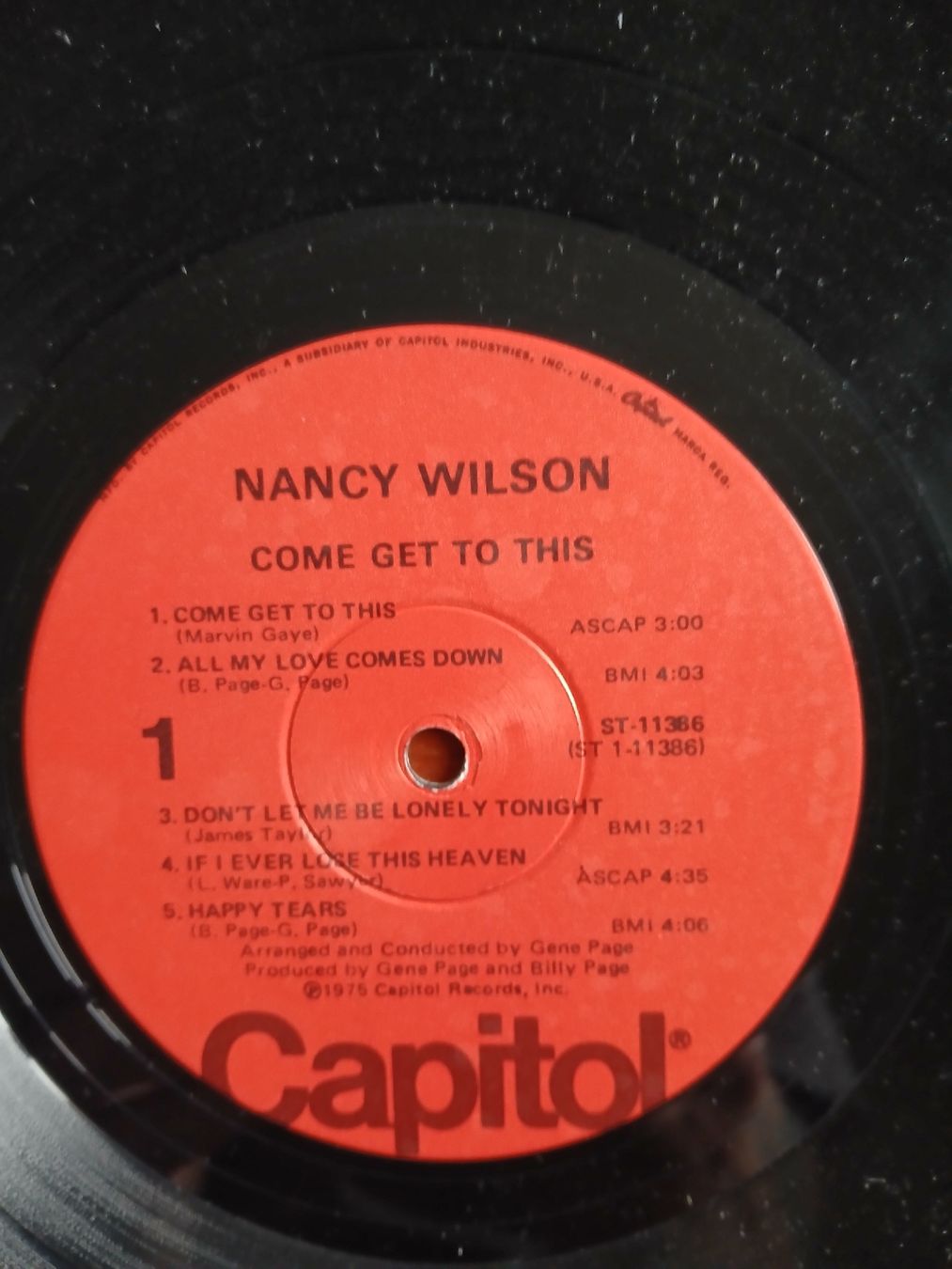 Dischi in vinile: LP Nancy Wilson - come get to this  – Usato da Lausanne venduto da Soulbrother 4