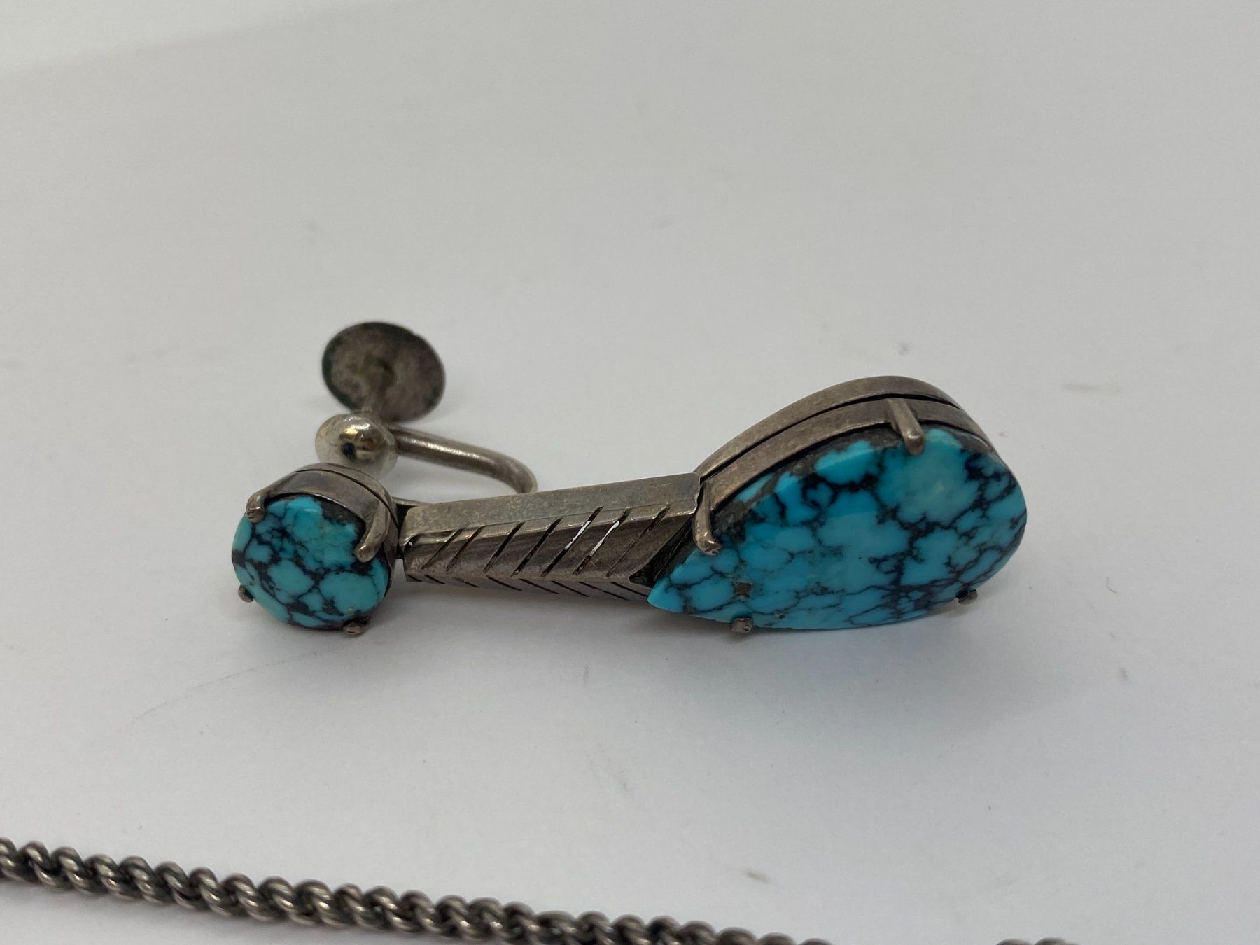 Catenine: Collier mit Ohrschmuck Türkis 45cm Silber /i424 – Usato da Bern venduto da JMsoehne1987 3