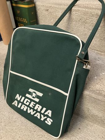 Nigeria Airways Flight bag 1970,s