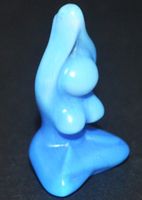 Deko Heilstein L-466 – Yoga Pose Göttin – Blue Aventurin