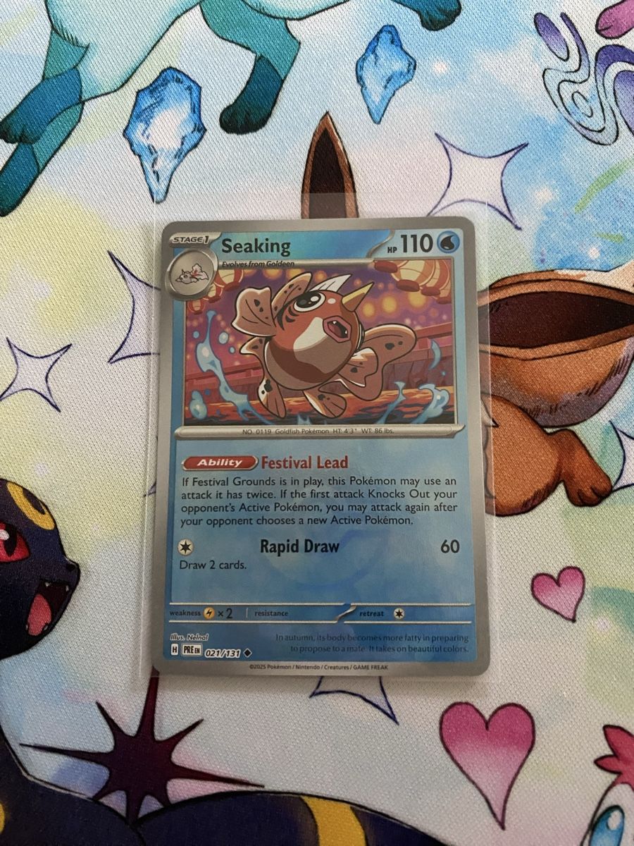 Pokémon Carte collezionabili: Pokemon Seaking Pokeball 021/131 PRE – Usato da Grindelwald venduto da TSG-G-Town