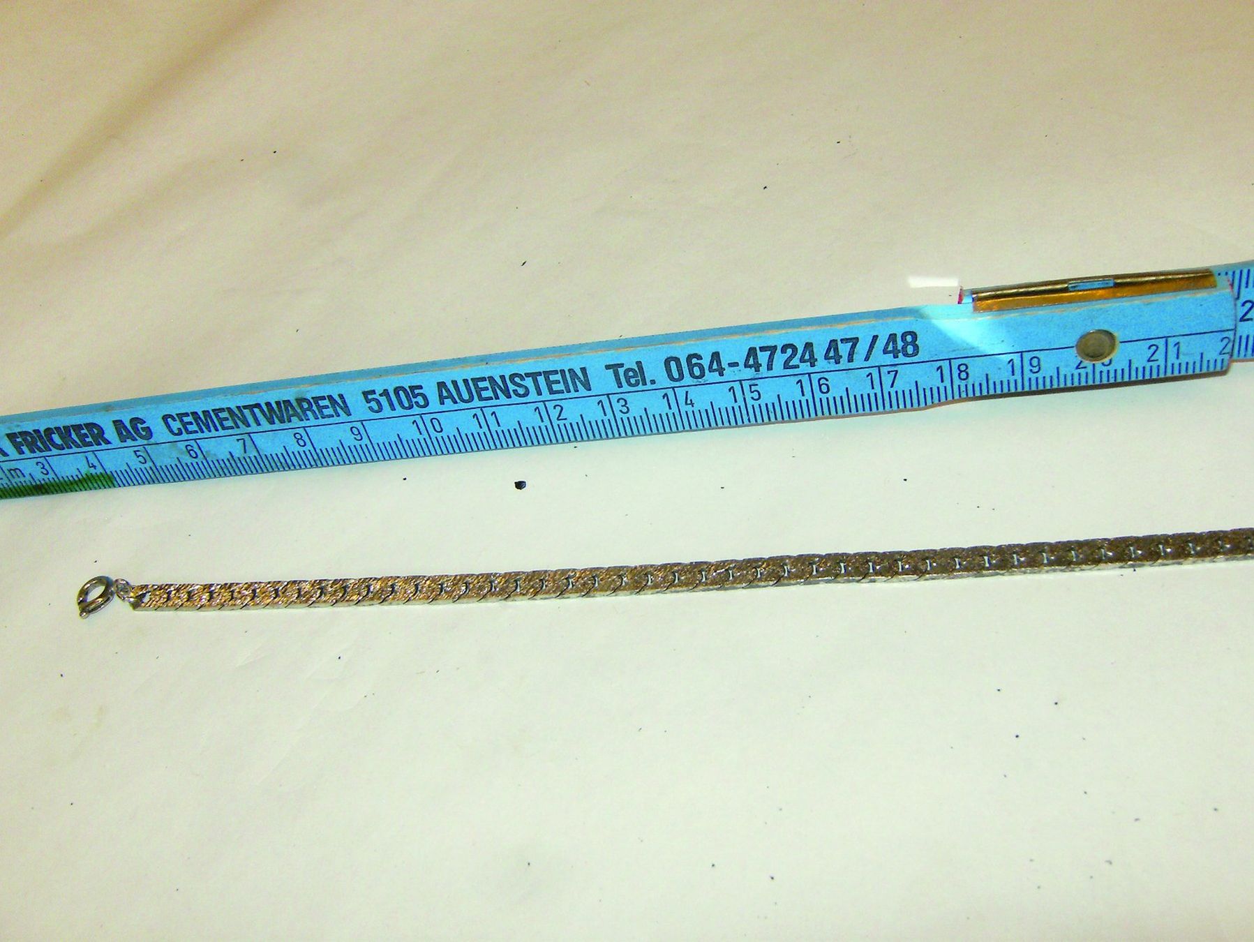 Bracelets: Armband silbrig 19 cm – D'occasion à Liesberg par Mikado1965