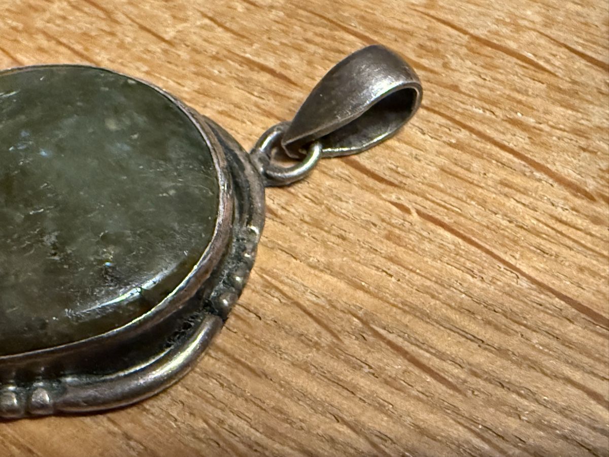 Ciondoli: Silber Anhänger, 925er Silber, Labradorit ??? – Usato da Goldach venduto da Messerguru 2