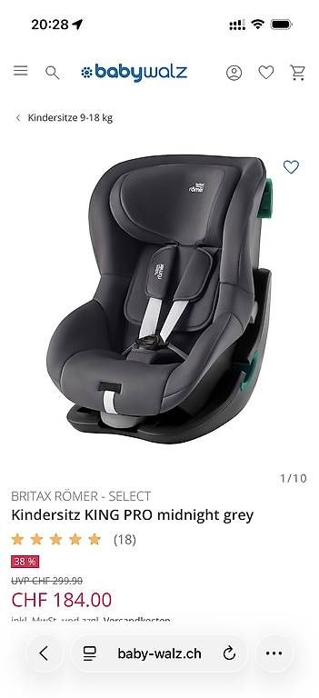 Seggiolini per auto: Kindersitz Britax Römer – Usato da Basel venduto da sca2014 3